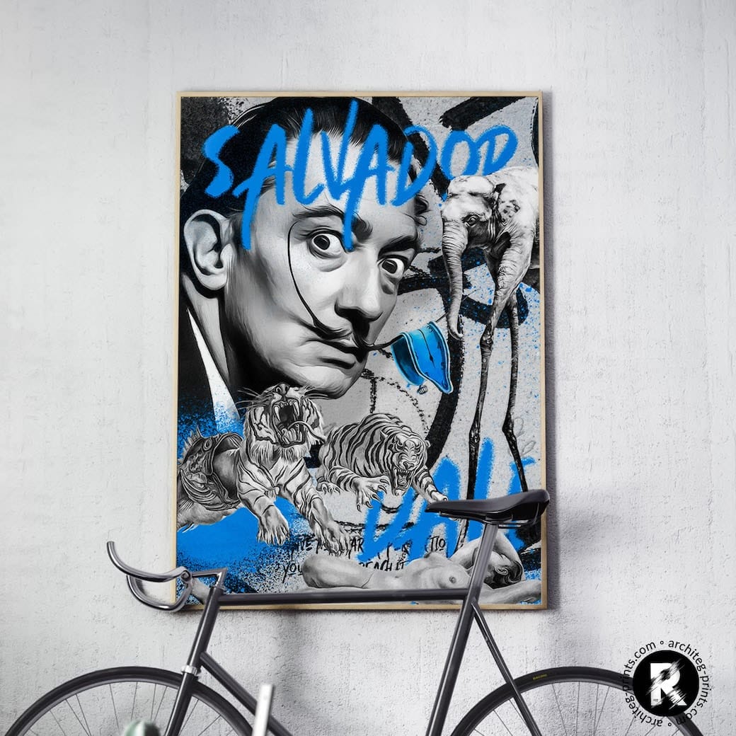 Salvador+Dali+Pop+Art+Collage+